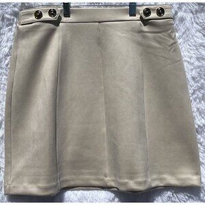 NWT Marc New York Small A-Line Above The Knee Skirt Beige Latte